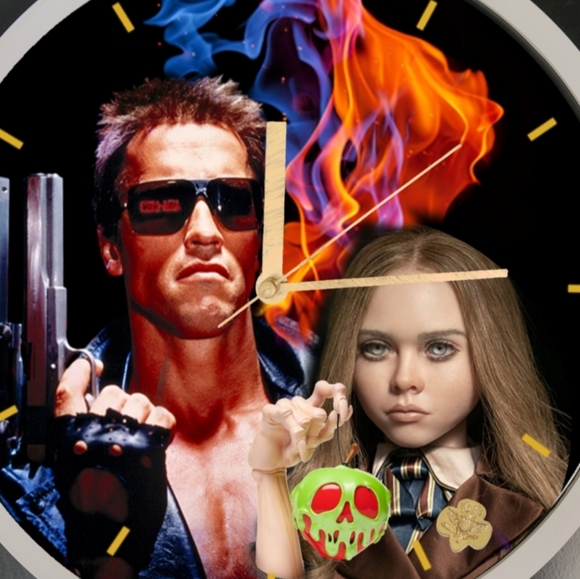 Megan n dad clock - Picture 2 of 3